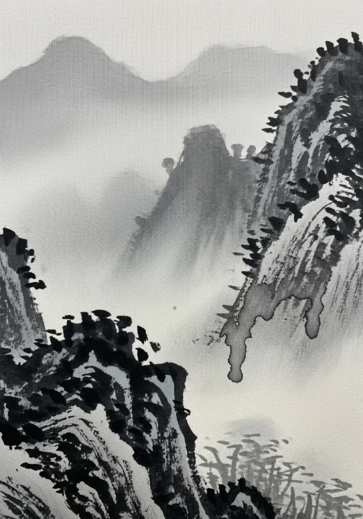 Hand Painted Silk Wallpaper