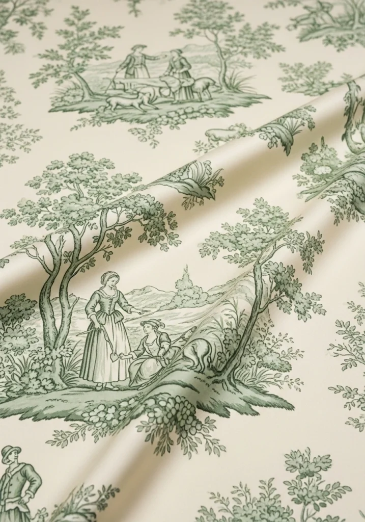 Hand Painted Silk Wallpaper